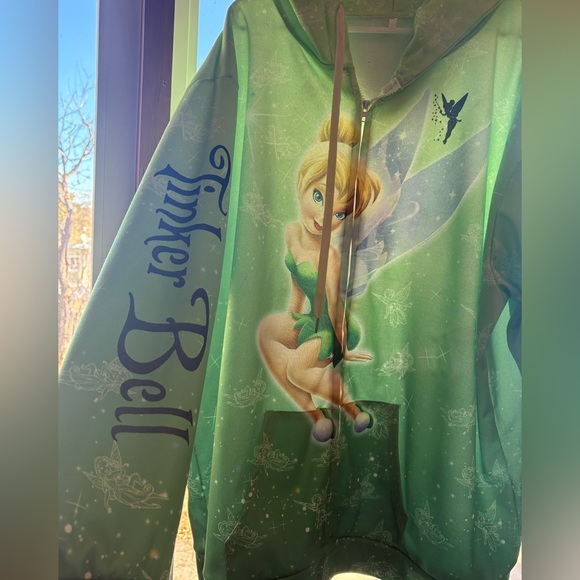 Green 5X Tinker Bell Hoodie - Picture 2 of 5